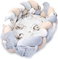 Comfortabele Baby Cocoon Met Vlechtkussen Voor Optimale Veiligheid En Comfort