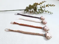 Comfykids Speenkoord - Macrame - Kraamcadeau - Crème