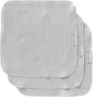 Cottonbaby spuugdoekjes - zand - per set van 3 stuks