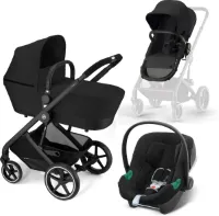 Cybex Balios 3in1 wandelwagen pakket (travel system), Balios 2in1 + Aton B2-isize + Adapters