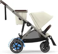 Cybex e-Gazelle S - Kinderwagen - Seashell Beige - Taupe Frame