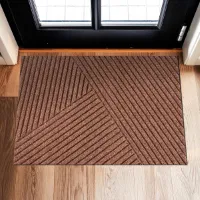 DUNE Stripes Taupe - wasbaar - 1 stuk - 60 x 90 cm