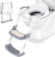 DailySupplies® WC Verkleiner met Trapje - Potje Peuter - Plaspotje Opvouwbaar - Wit
