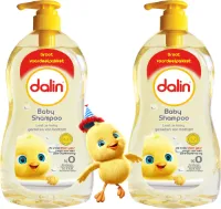 Dalin Babyshampoo 2 x 900ml milde verzorging voor baby’s haar en hoofdhuid & Oogvriendelijk