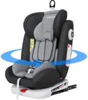 Deboer10.NL - autostoel - auto kinderstoel - autokinderstoel 9 tot 36 kg - 360° draaibaar - 5-punts riem - kinderzitje 3-36kg - Zwart