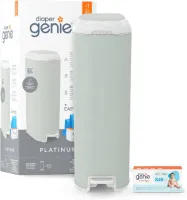 Diaper Genie Platinum luieremmer groen met 1 Easy Roll navulling 18 zakken, Vert