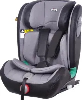 Ding Autostoel York Grijs Met Leer 9-36kg