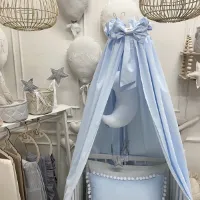 Dolly Hemeltje Blauw - Babyklamboe - Baby Klamboe Ledikant