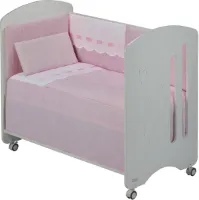 Don Algodon Beddengoed Zoe Meisjes Katoen Roze 3-delig