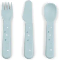 Done By Deer Foodie Cutlery Set Happy Dots Blue