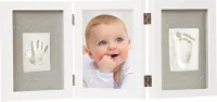 Dooky Gift 3-luik wit handafdruk & memory box