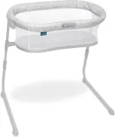 Draagbaar babyblijfje met nachtbed, ademende stof, waterdichte matras en verstelbare standaard voor pasgeborenen jongens en meisjes - Lullaby Trust Co sleeper