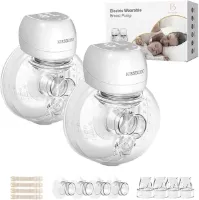 Draagbare Elektrische Borstkolf - Handsfree en Geluidsarm met 3 Modi en 9 Niveaus