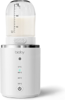 Bioby Draagbare Flessenwarmer - Babyflesverwarmer - Oplaadbare Melkverwarmer met 2 flesadapters - Moedermelk/Water Verwarming - Meerdere Temperatuur Instellingen