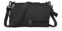 Draagbare luierverschoonmat - Baby luierverschoonmat voor op reis met doekjesvak, slim ontworpen draagbare verschoonmat, babyreisstationset, cadeau voor pasgeboren meisje en jongen -zwart , klassiek