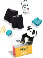 Dryly Plaswekker tegen Bedplassen voor Jongens - Zindelijkheidstraining incl. App - Zender met Trilfunctie - Star Pakket - Maat 110/116