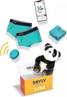 Dryly Plaswekker tegen Bedplassen voor Meisjes - Zindelijkheidstraining incl. App - Zender met Trilfunctie - Star Pakket - Maat 110/116