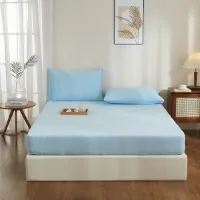 Dubbel Mousseline Hoeslaken - Ademend en Comfortabel - 1 stuk - 200 x 200 x 30 cm - 100% Katoen