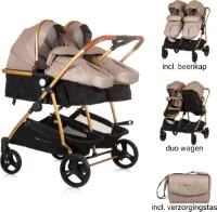 Duo Kinderwagen Chipolino Duo Smart Golden Beige