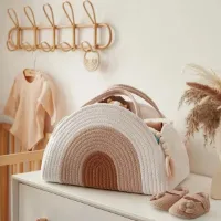 Dutchers.® Luier Organizer - * - Baby Organizer - Luiermand - Netjes & Overzichtelijk - Praktisch & Compact - Baby Opbergmand - Voor in de Babykamer & Woonkamer - Alles Bij de Hand - Kraamcadeau - Bab
