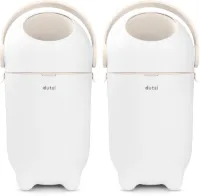 Dutsi Design Luieremmers duopack – Geurloos & werkt met gewone vuilniszakken – Beige