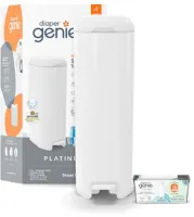 Duurzaam Roestvrijstalen Luieremmer met Easy Roll Navulling