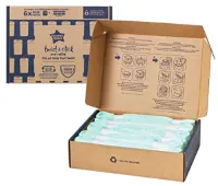 Duurzame Eco-navullingen voor Twist & Click Luieremmer - Antibacteriële GREENFILM - 6 Stuks