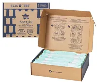 Duurzame Eco-navullingen voor Twist & Click Luieremmer - Antibacteriële GREENFILM - 6 Stuks