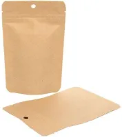 Eco Stazakken Kraft 57 gram | 102x60x152mm - 100 st