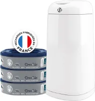 Equivera Luieremmer - Luier Emmer - Anti Geur Systeem - Luier Prullenbak - Milleuvriendelijk - Kraamcadeau - Premium