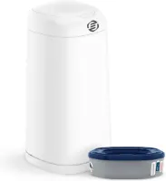 Equivera Luieremmer - Luier Emmer - Anti Geur Systeem - Luier Prullenbak - Milleuvriendelijk - Kraamcadeau - Premium