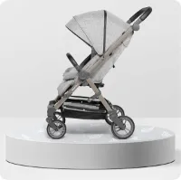 Equivera Reisbuggy - Plooibuggy - Compacte Buggy - Reis Buggy - Kinderwagen - Must Have Voor Op Reis!