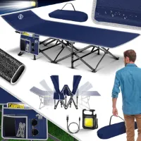 Equivera Veldbed - Kampeerbed - Veldbedden - Veldbed Kamperen - Kampeermatras