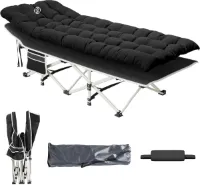 Equivera Veldbed - Kampeerbed - Veldbedden - Veldbed Kamperen - Kampeermatras