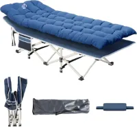 Equivera Veldbed - Kampeerbed - Veldbedden - Veldbed Kamperen - Kampeermatras