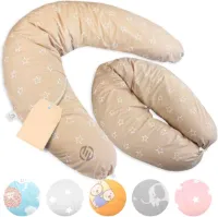 Equivera Zijslaapkussen Volwassenen - Zijslaapkussen - Lichaamskussen Zijslaper - Zijslaap Kussen Volwassenen - Zwangerschapskussen - Voedingskussen - Borstvoedingskussen - Body Pillow - Voor een comf