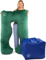 Equivera Zijslaapkussen Volwassenen - Zijslaapkussen - Lichaamskussen Zijslaper - Zijslaap Kussen Volwassenen - Zwangerschapskussen - Voedingskussen - Borstvoedingskussen - Body Pillow - Voor een comf