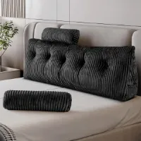 Ergonomisch wigvormig leeskussen - veelzijdig en comfortabel - 1 stuk