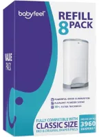 Extra Dikke Vullingen voor Luieremmers - 8 Pack met Krachtige Geurverwijdering