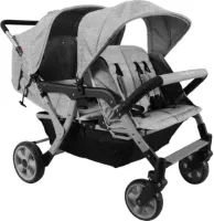Familidoo Lidoo City BB H4E Buggy 4 zits Geschikt voor 2 newborn baby