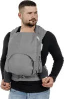 Fidella Fly Tai - Mei Tai Ergonomische Draagzak - combinatie draagzak - Chevron - lichtgrijs - voor peuters