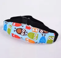 Finnacle - Hoofdsteun voor Kinderen - Verstelbare hoofdband - Uil - Vakantie - Autorijden - Veilig slapen in de auto - Comfortabel Hoofdkussen - Slaapkussen - Hoofdband