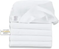 Wasbare Flanellen Luiers 80x80 cm - Multifunctionele Katoenen Luiers - Oeko-Tex Gecontroleerd - Zacht en Absorberend - Set van 5 Stuks