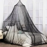 Fluorescent Star Bed Canopy Glow in the Dark Klamboe voor Baby Kids Jongens Meisjes Dochter Galaxy bedhemel voor babybedje, kinderbedje, zwart