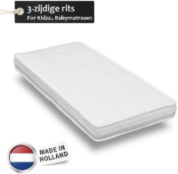 For Kidzz.. Babymatras 60x120 x14cm - polyether driezijdige rits