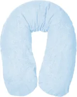 Form Fix XL Zwangerschapskussen - Voedingskussen - Zijslaapkussen - Body Pillow - Lichaamskussen - 185 cm - Inclusief Badstof/Katoen Hoes Lichtblauw