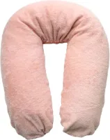 Form Fix XL Zwangerschapskussen - Voedingskussen - Zijslaapkussen - Body Pillow - Lichaamskussen - 185 cm - Inclusief Badstof/Katoen Hoes Roze