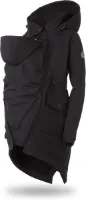Fun2bemum Parka Softshell zwangerschapsjas en draagjas - Zwart - XXL