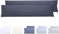 GTB® Lang Kussen voor Zijslapers - Lichaamskussen - Lang Kussen - Donkergrijs - 150cm x 40cmx 1cm