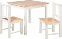 Geuther Kinderstoeljes voor Peuter met Kindertafel | Kinderzitgroep | Wit